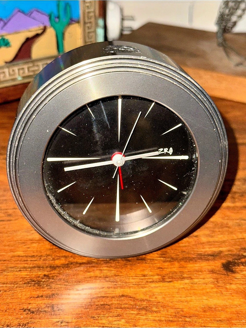 Vintage ZIRO Heavy Metal Round Clock